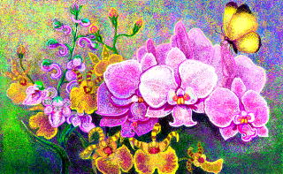 橋本美恵の作品 お花の天使達